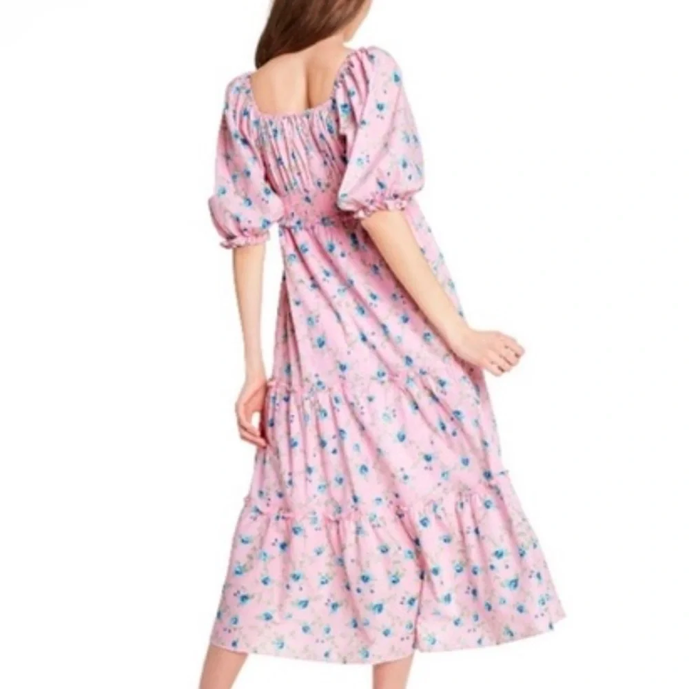 RARE LoveShackFancy x Target Sabine Floral Midi Dress - Picture 8 of 8